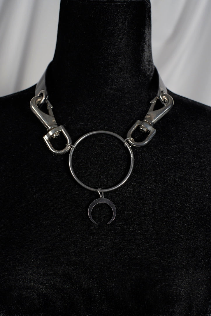 O Ring Moon Necklace