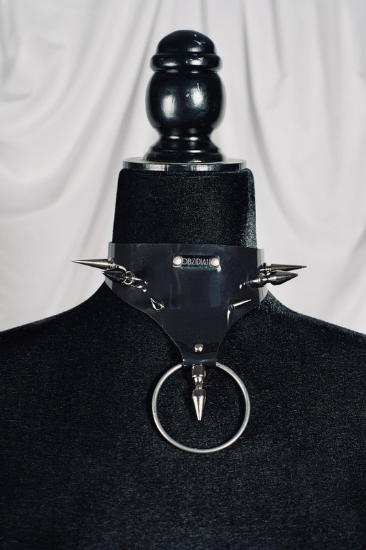 O Ring Choker Small Spikes